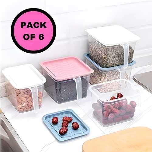 Unbreakable kitchen storage (Pack of 6)